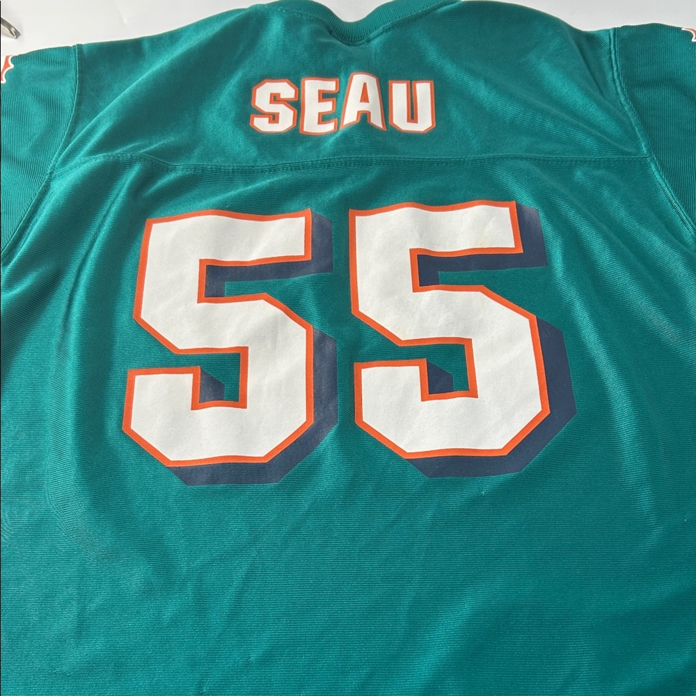 NFL Kids Teal Jersey with Bold Number 55 - Picture 8 of 16